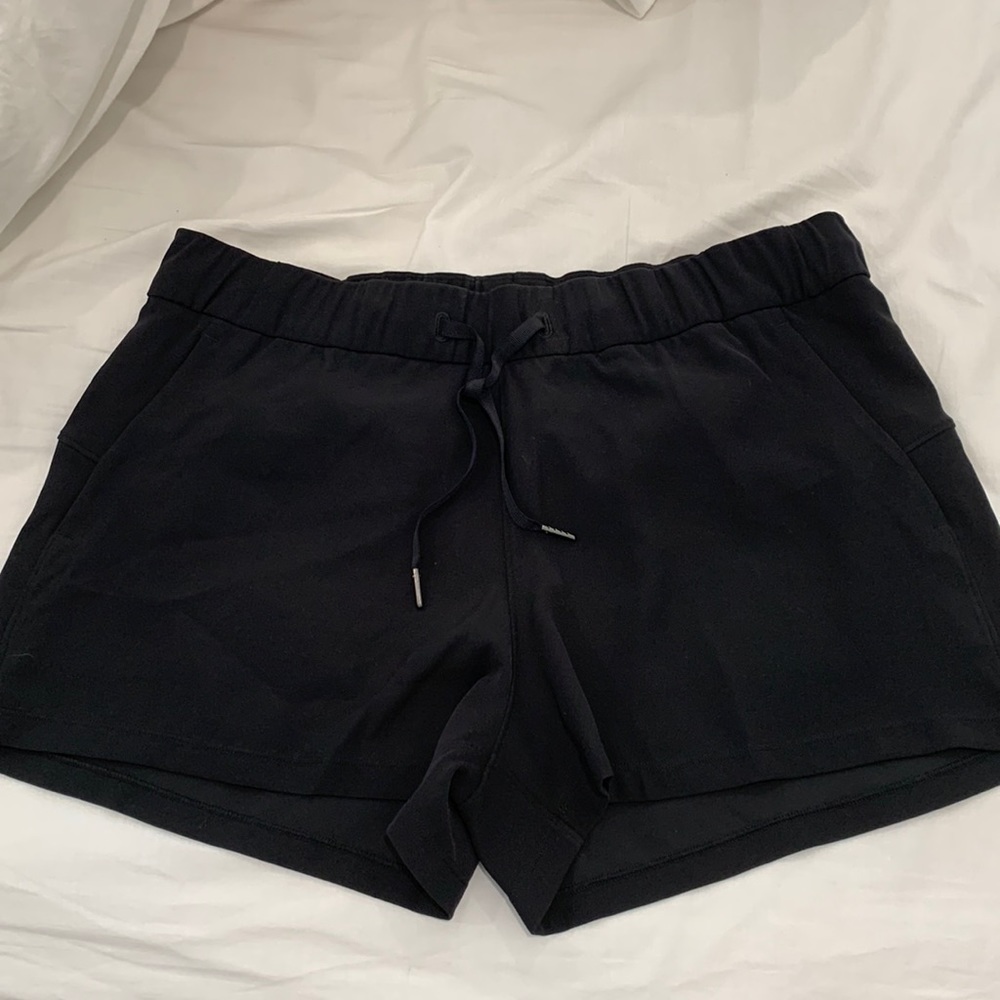 Lululemon On the Move Black Shorts